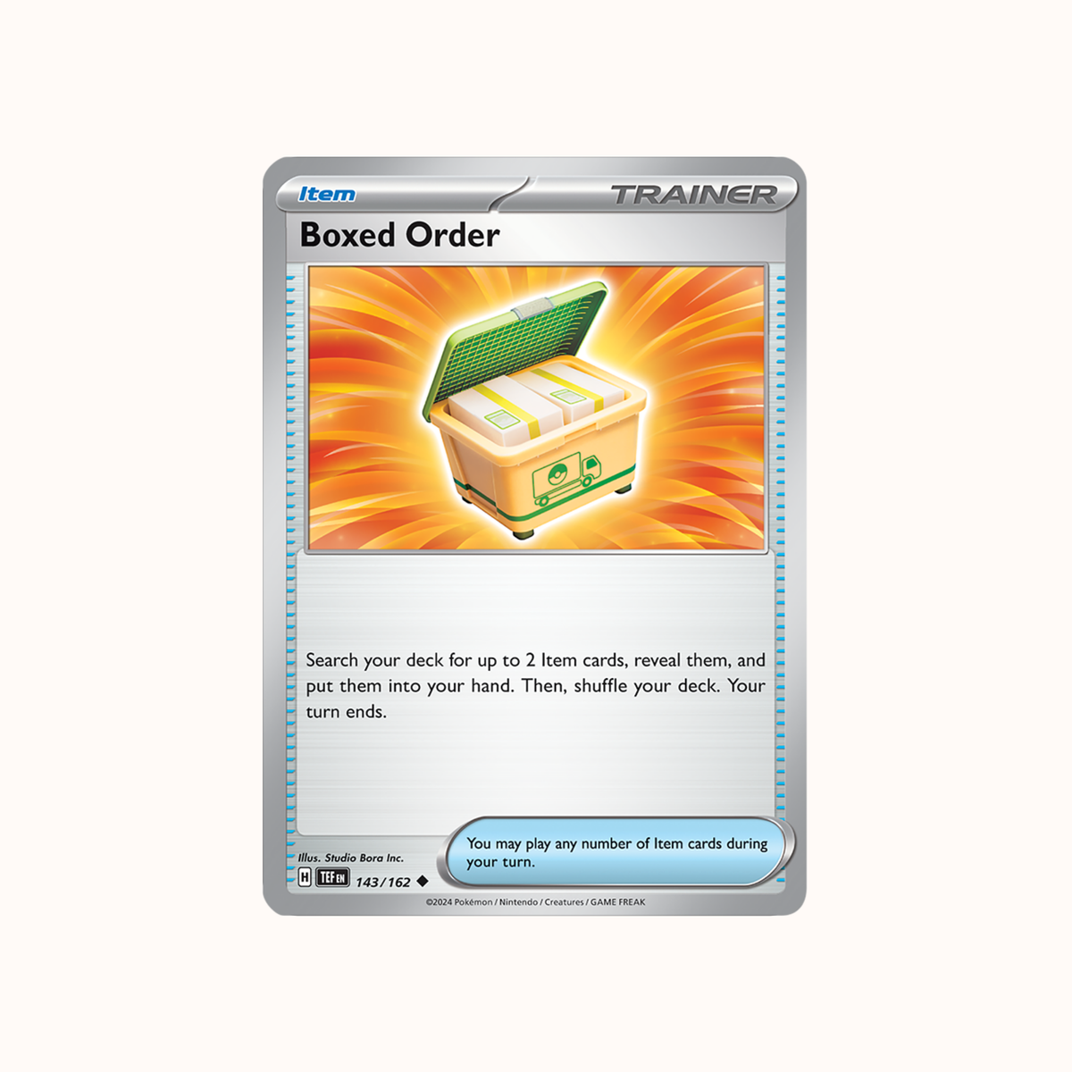 Boxed Order 143/162 TEF