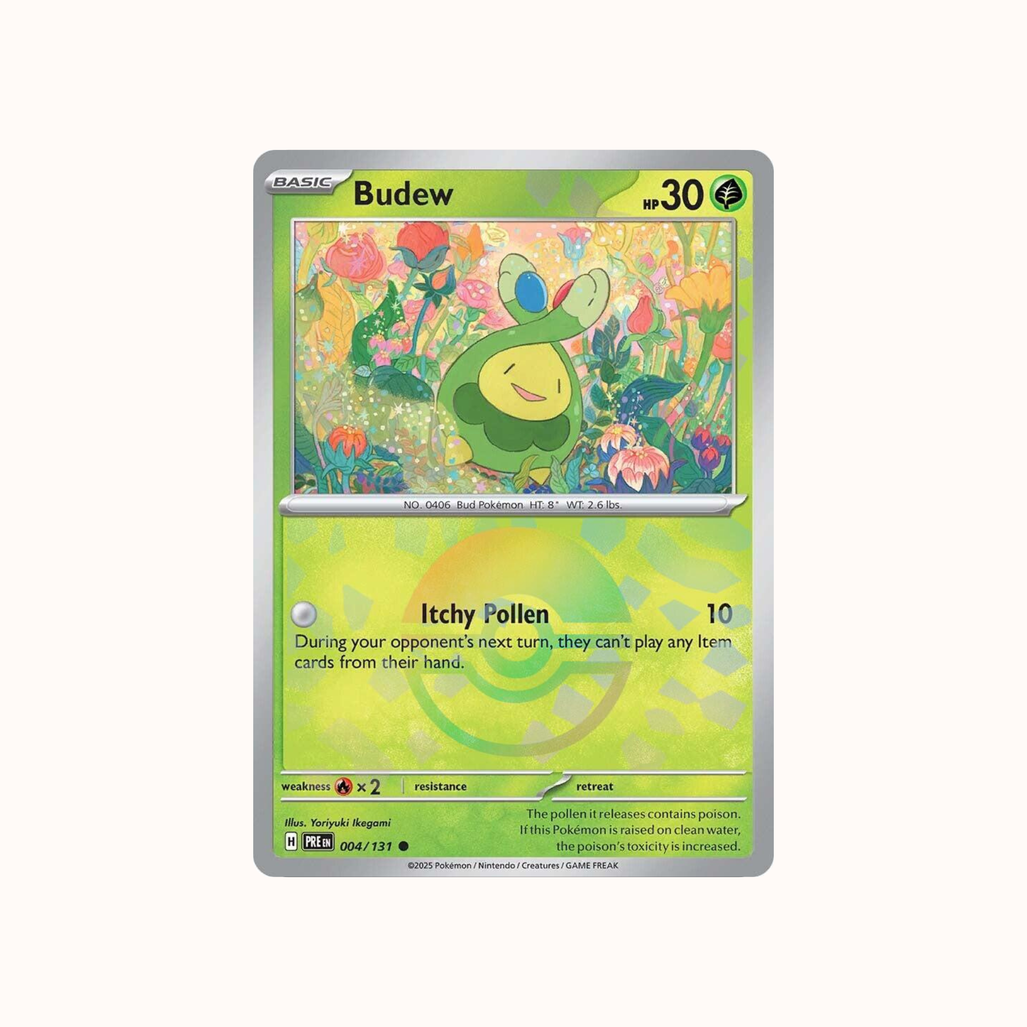 Budew 004/151 Pokeball Prismatic Evolution