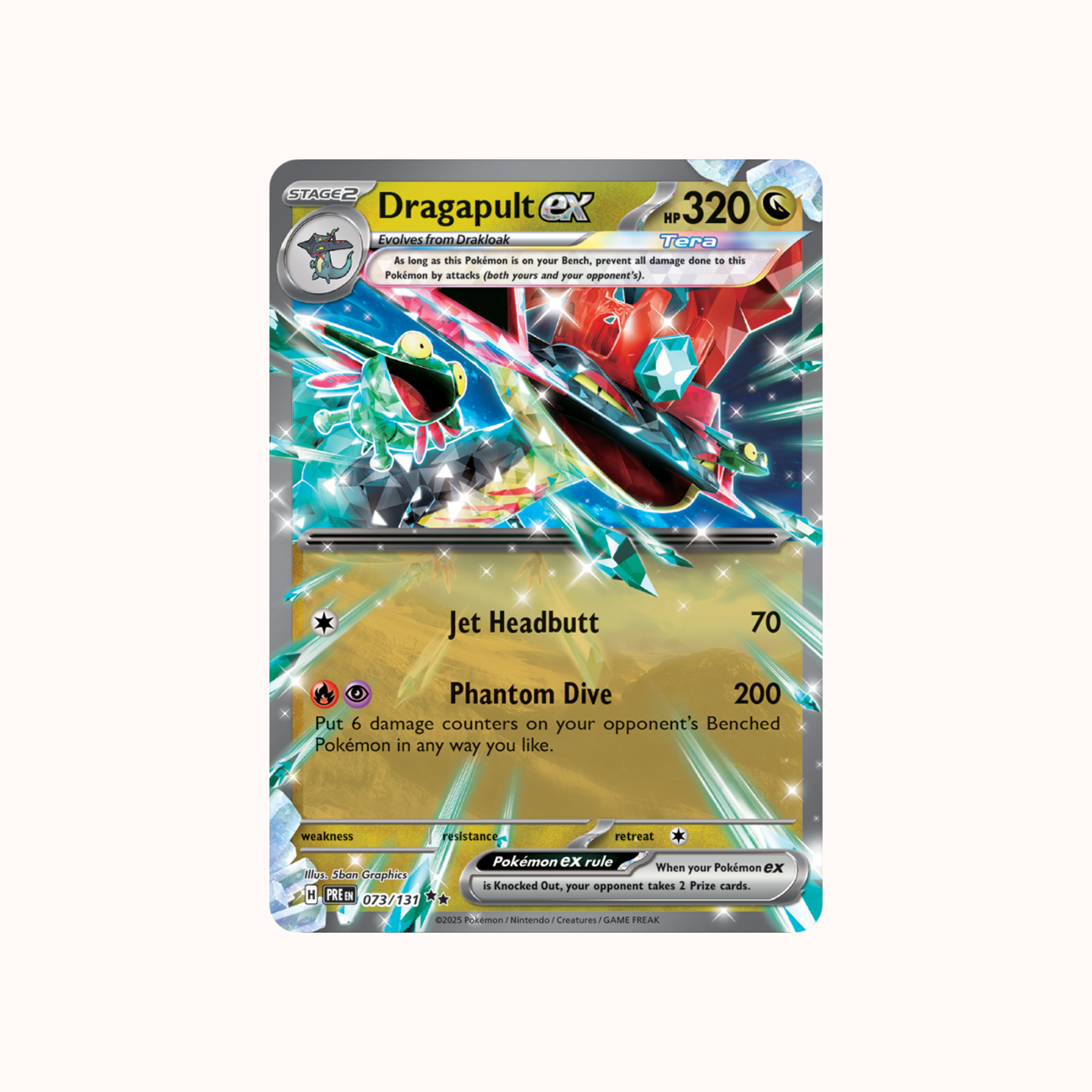 Dragapult ex 073/131 Prismatic Evolution
