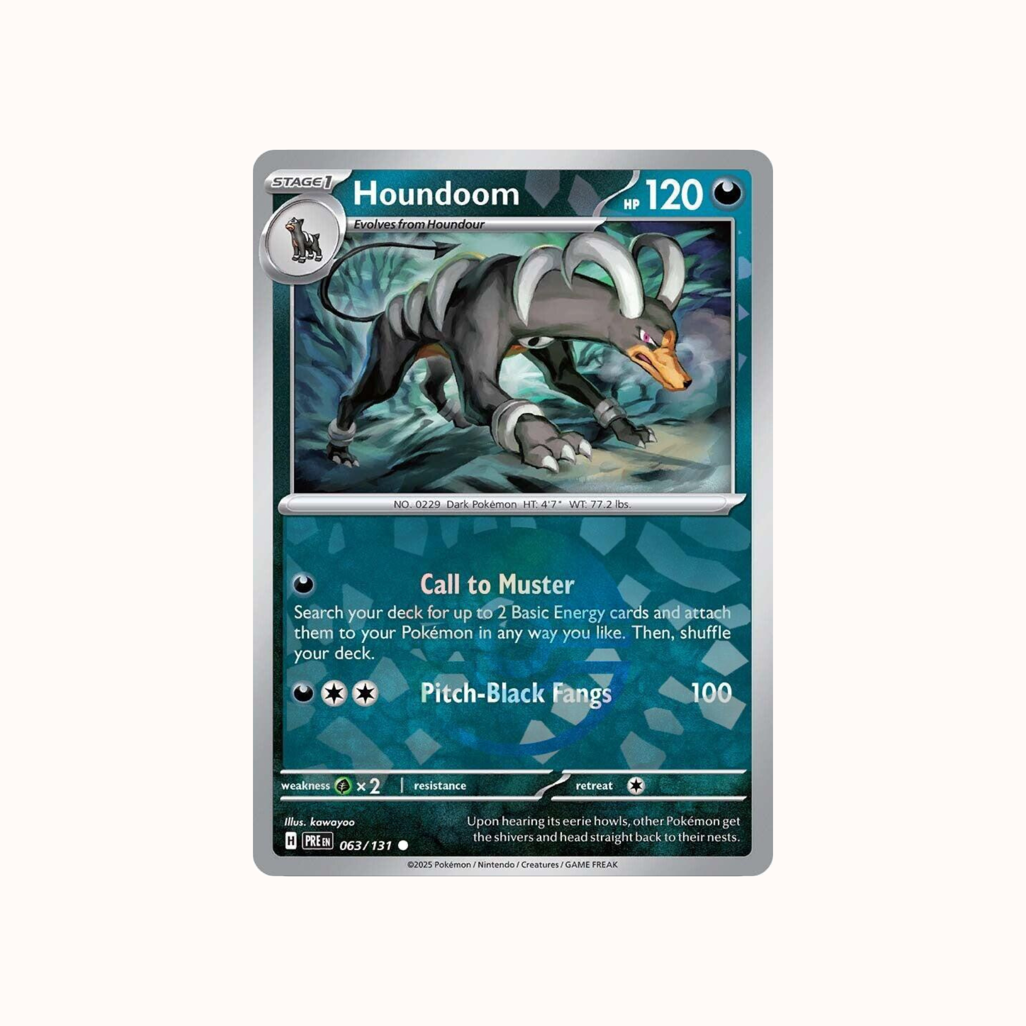 Houndoom 063/131 Pokeball Prismatic Evolution