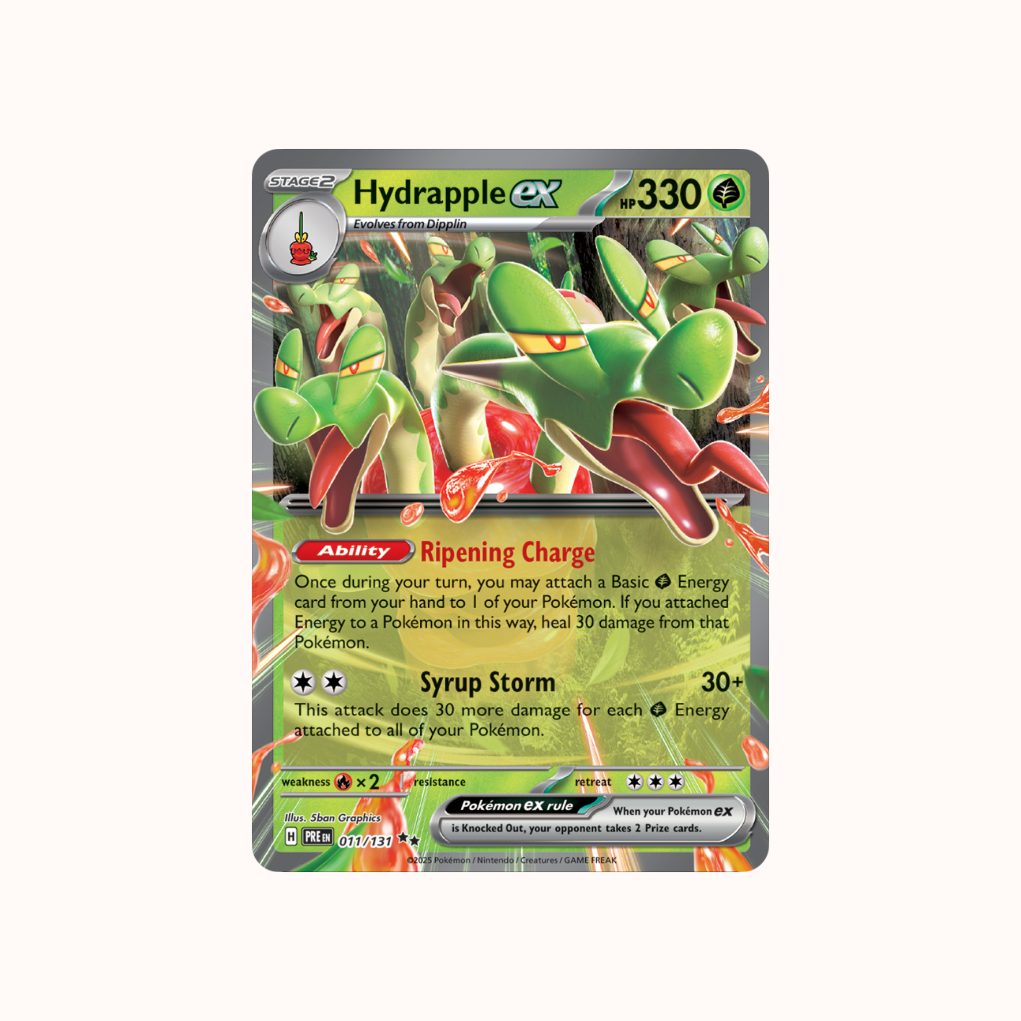 Hydrapple ex 011/131 Prismatic Evolution