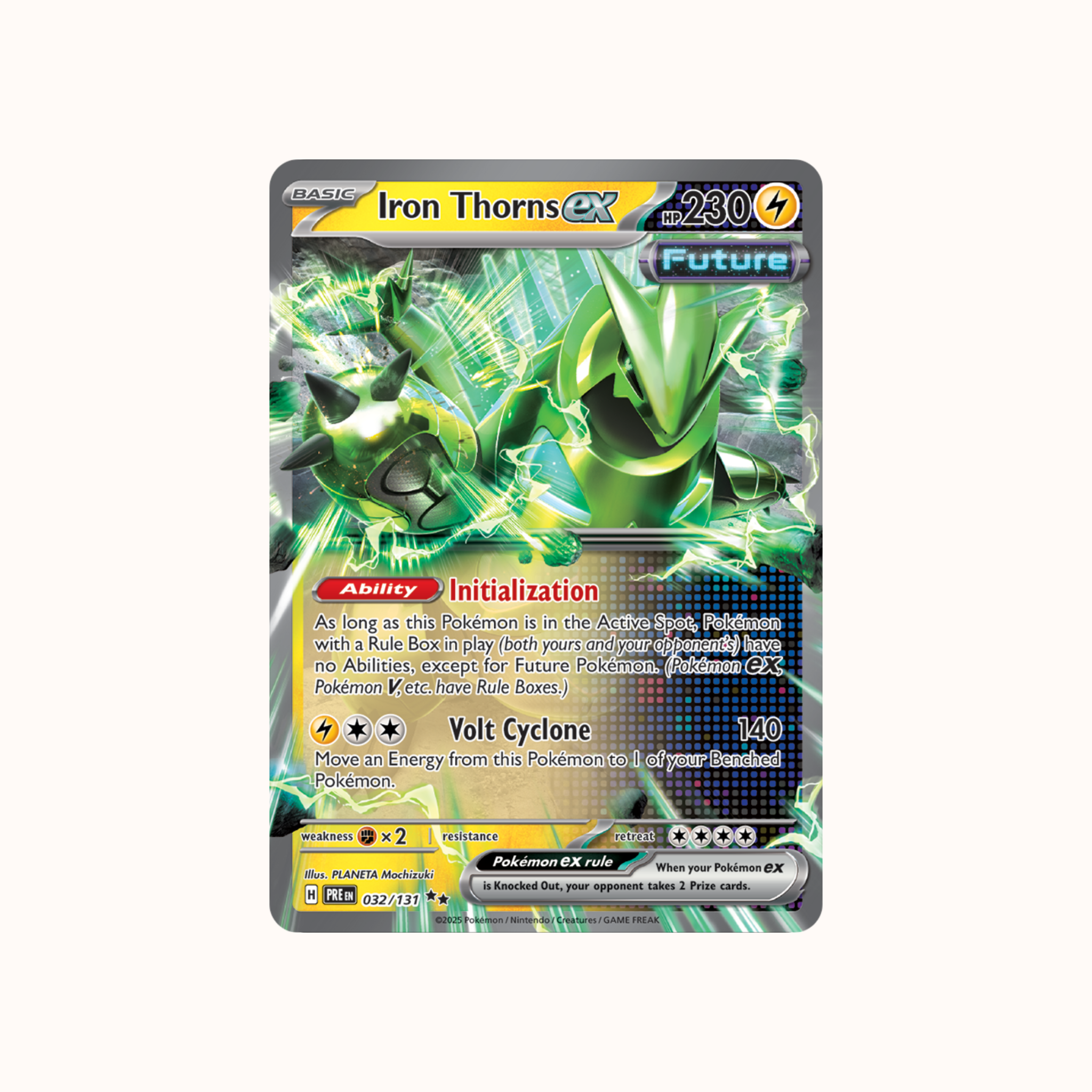 Iron Thorns ex 032/131 Prismatic Evolution