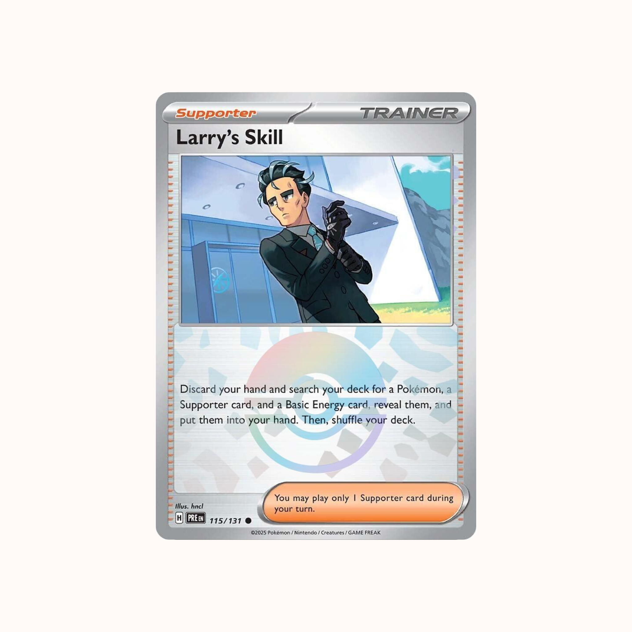Larry's Skill 115/131 Pokeball Prismatic Evolution