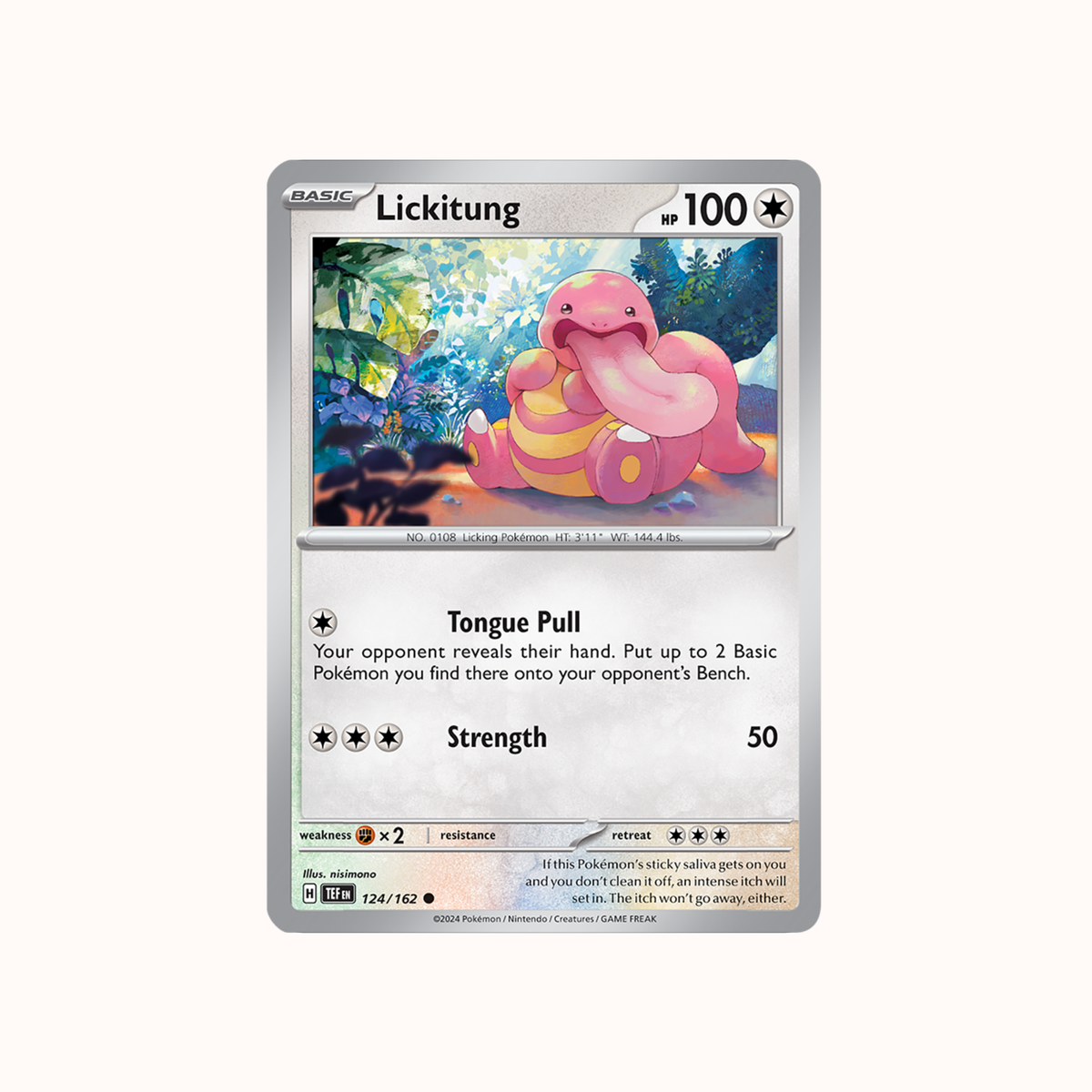 Lickitung 124/162 TEF