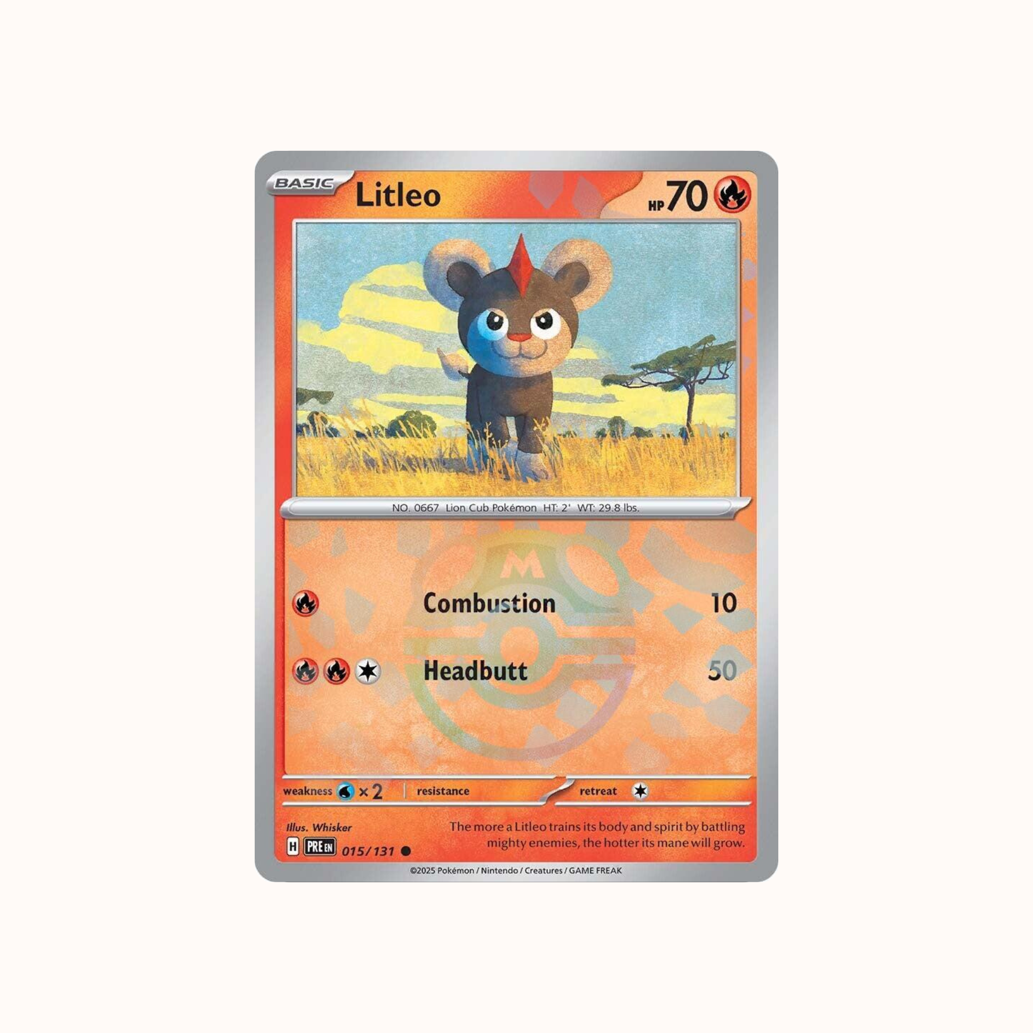 Litleo 015/131 Masterball Prismatic Evolution