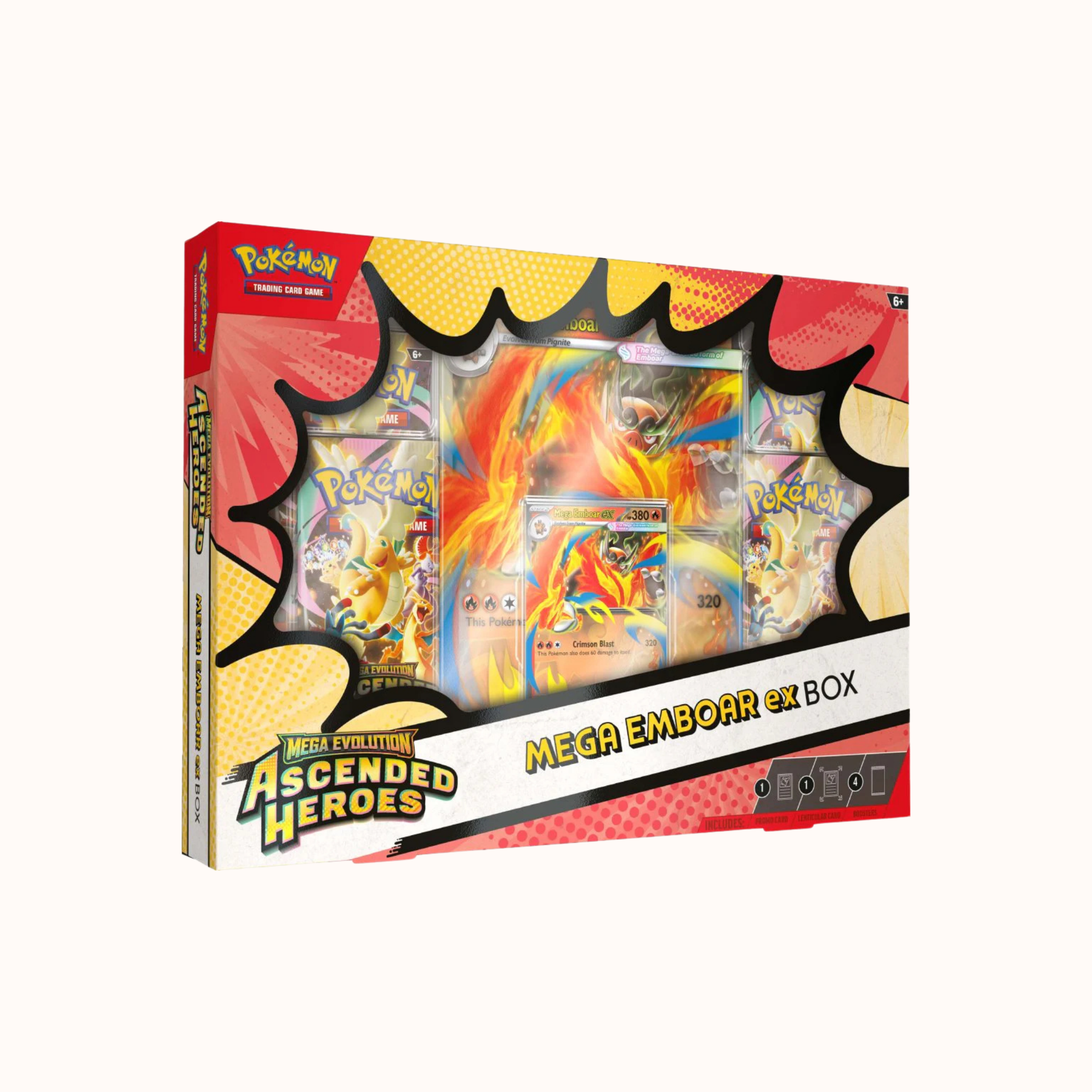 Pokemon TCG - Ascended Heroes Mega Ex Box - Mega Emboar Ex