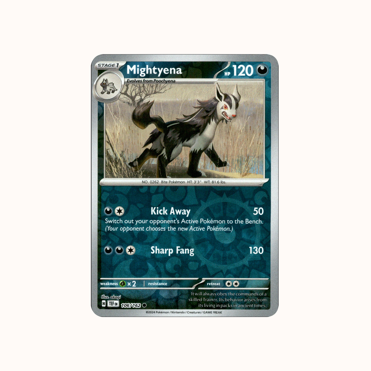 Mightyena 106/162 TEF