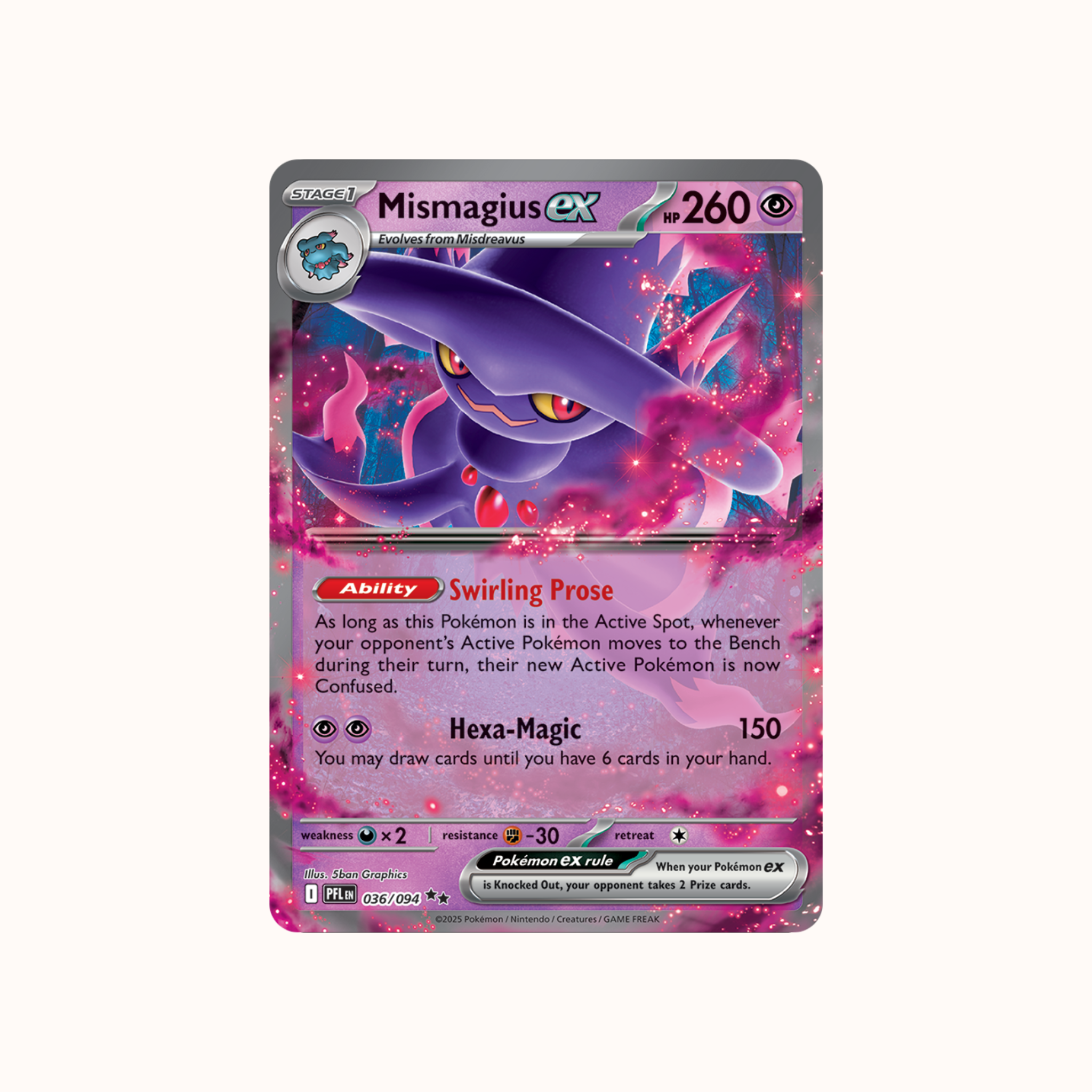 Mismagius ex 036/094 Phantasmal Flames