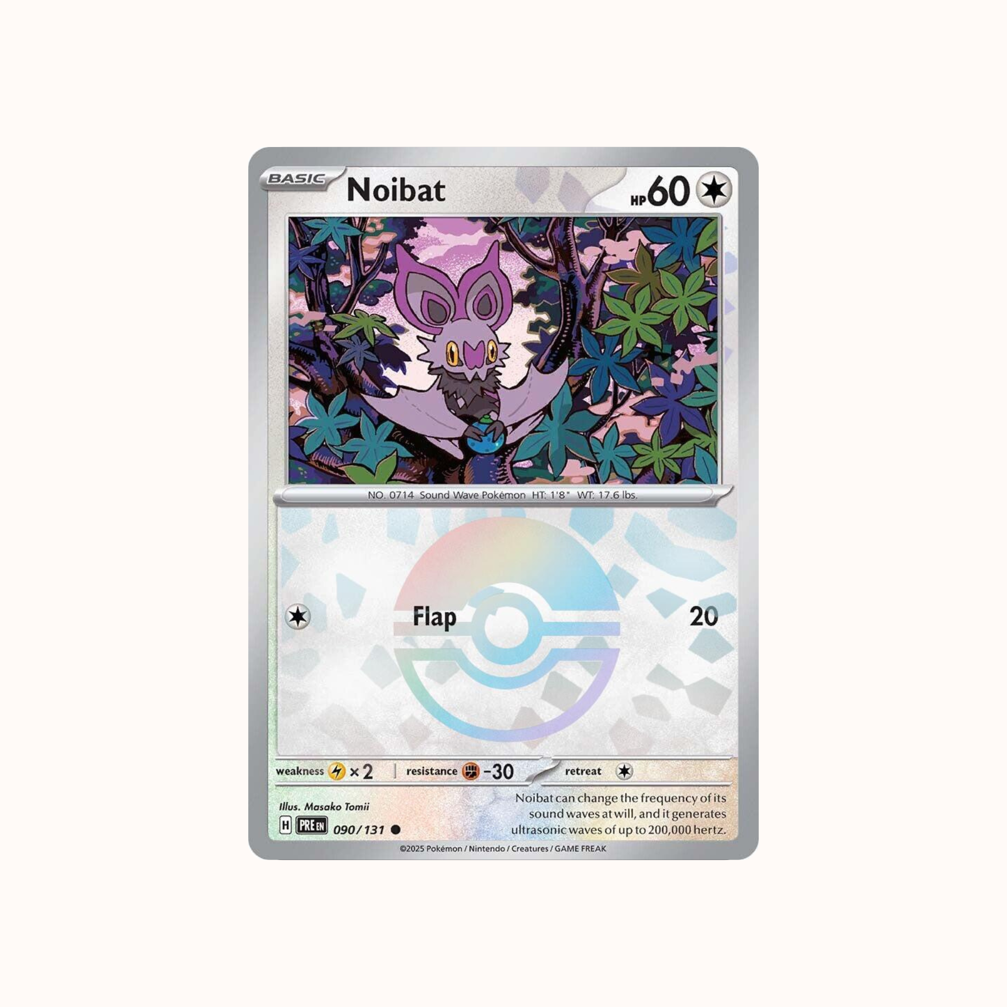 Noibat 090/131 Pokeball Prismatic Evolution