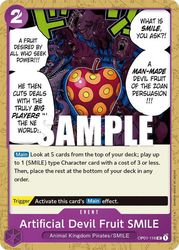 Artificial Devil Fruit SMILE OP01-116