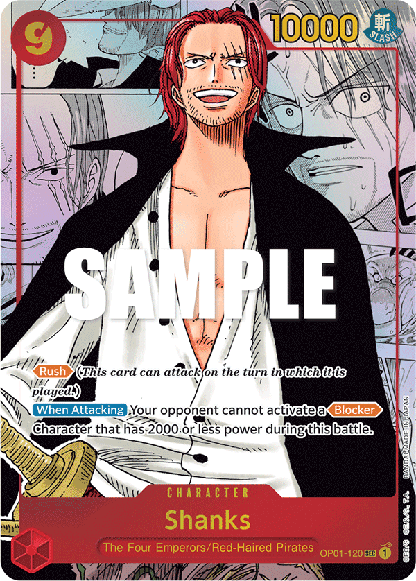 Shanks OP01-120 (Manga)