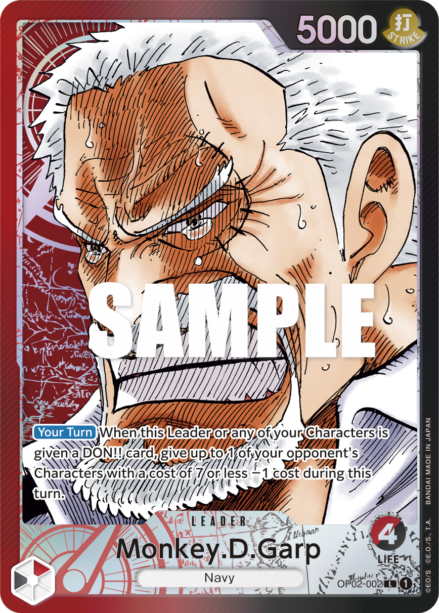 Monkey.D.Garp OP02-002 (Parallel)