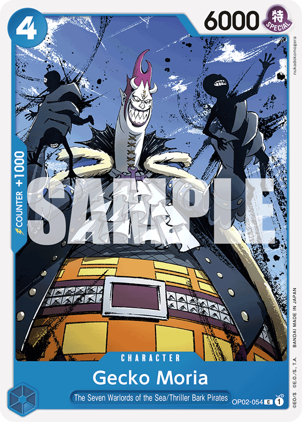 Gecko Moria OP02-054 (Reprint)
