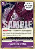Judgment of Hell OP02-089 (Reprint)