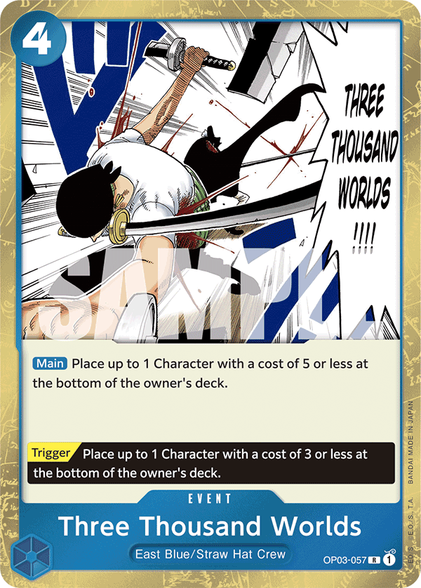Three Thousand Worlds OP03-057 (Reprint)
