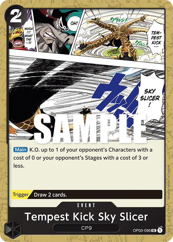 Tempest Kick Sky Slicer OP03-096