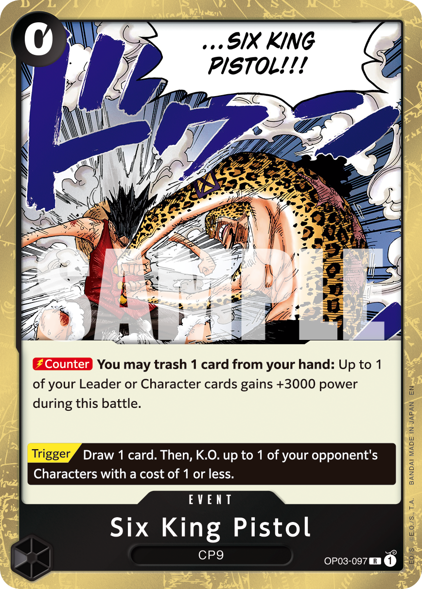 Six King Pistol OP03-097 (Reprint)