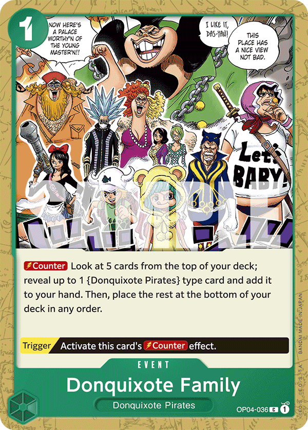 Donquixote Family OP04-036 (Reprint)
