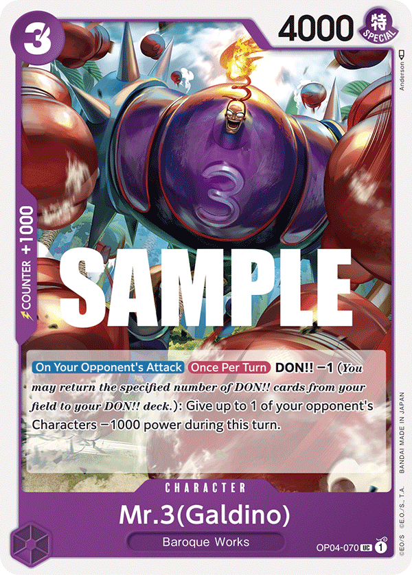 Mr.3 OP04-070