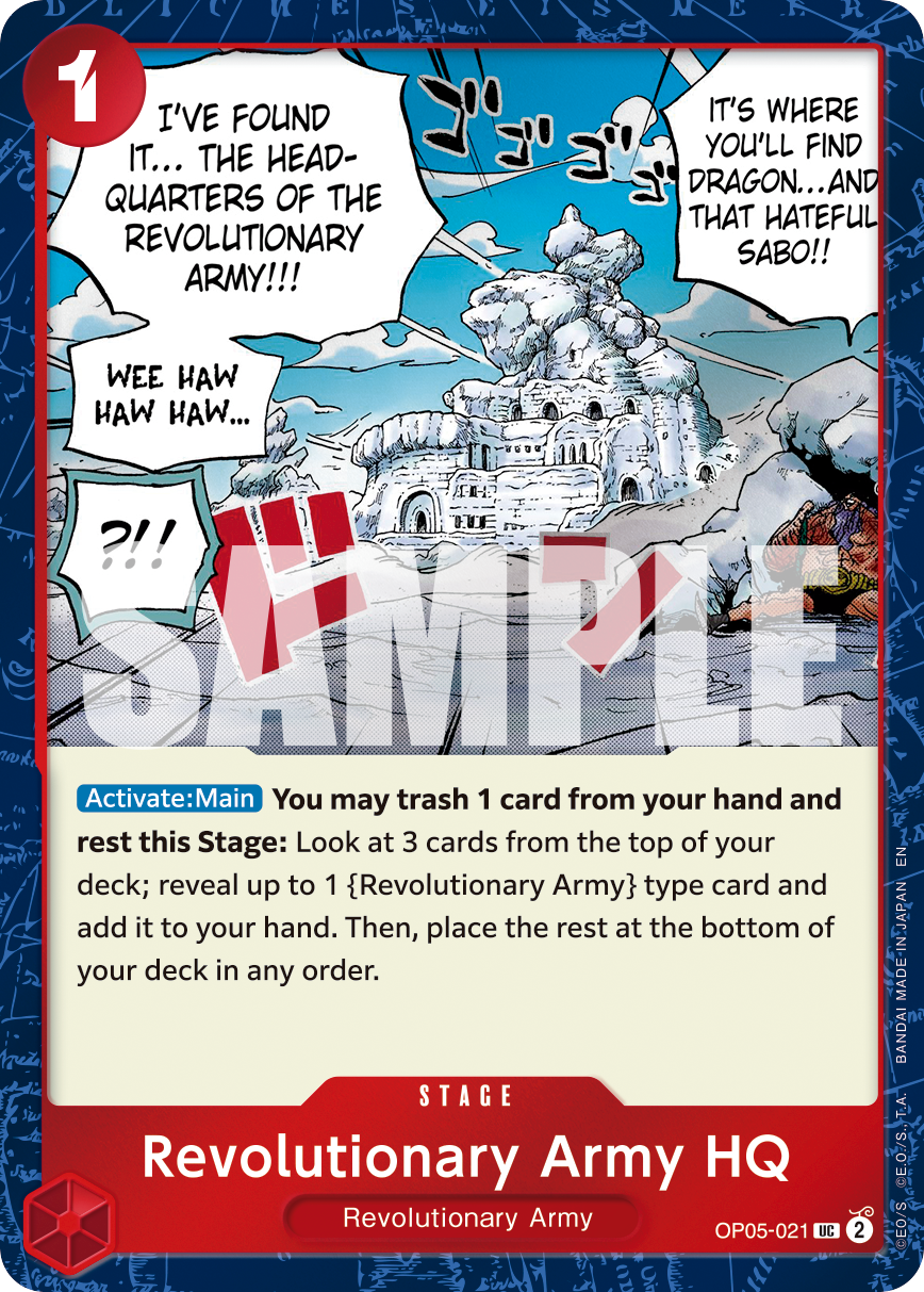 Revolutionary Army HQ OP05-021 (Parallel)