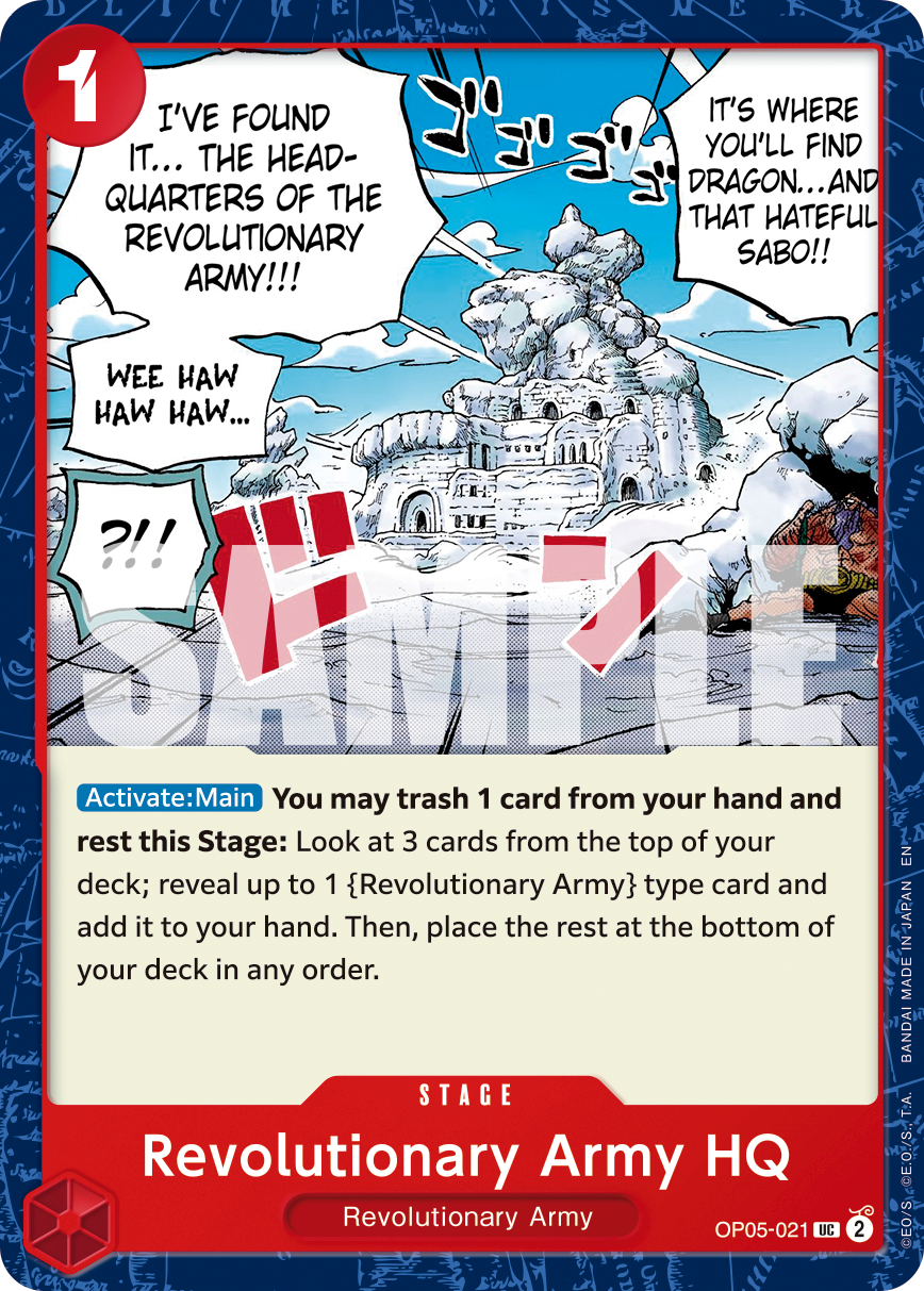Revolutionary Army HQ OP05-021 (Reprint)