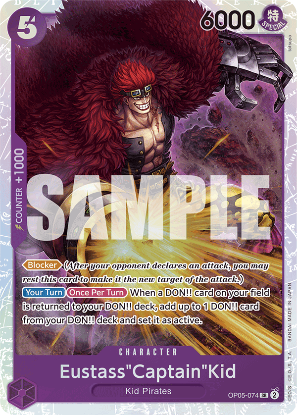 Eustass"Captain"Kid OP05-074 (Reprint)