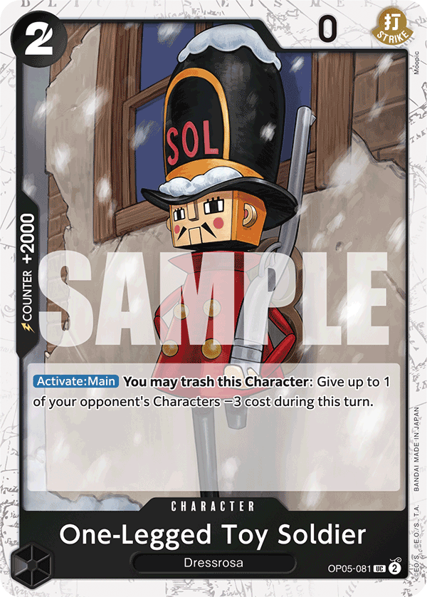 One-Legged Toy Soldier OP05-081 (Parallel)