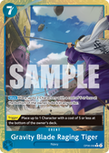 Gravity Blade Raging Tiger OP06-058 (Parallel)