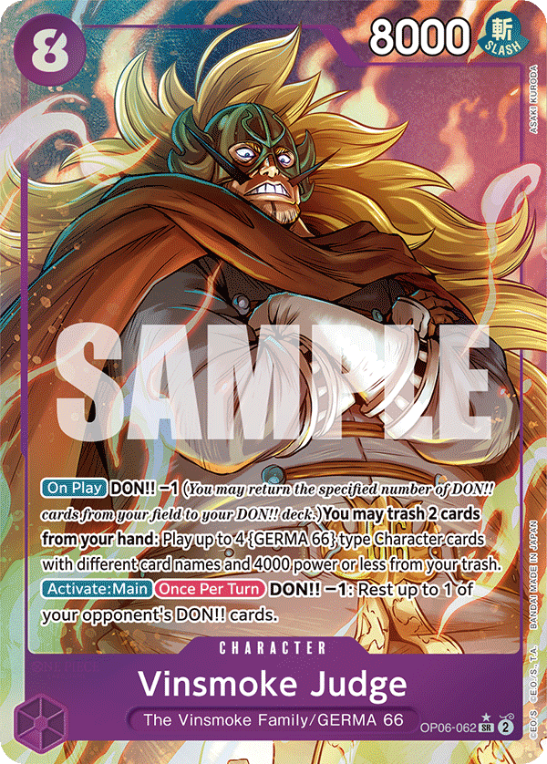 Vinsmoke Judge OP06-062 (Parallel)