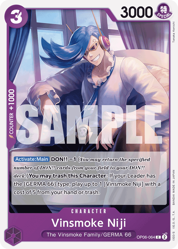 Vinsmoke Niji OP06-064 (Reprint)