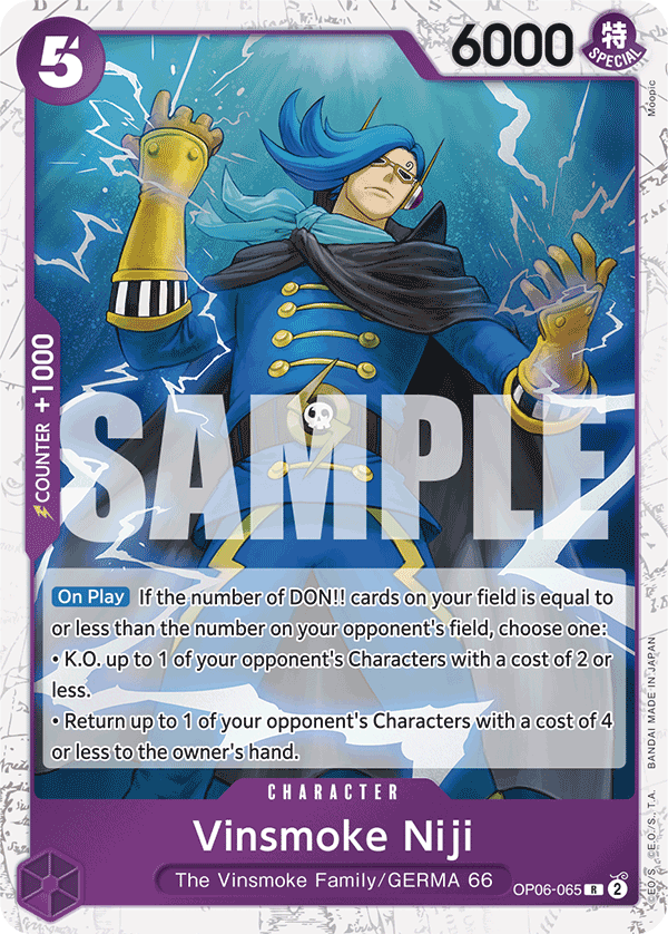 Vinsmoke Niji OP06-065 (Parallel)