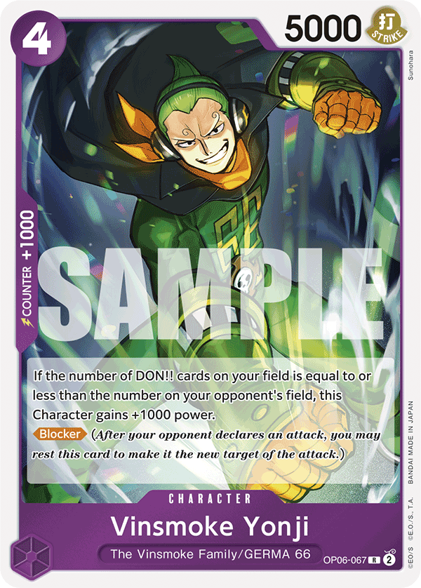 Vinsmoke Yonji OP06-067 (Reprint)