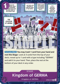 Kingdom of GERMA OP06-079 (Reprint)