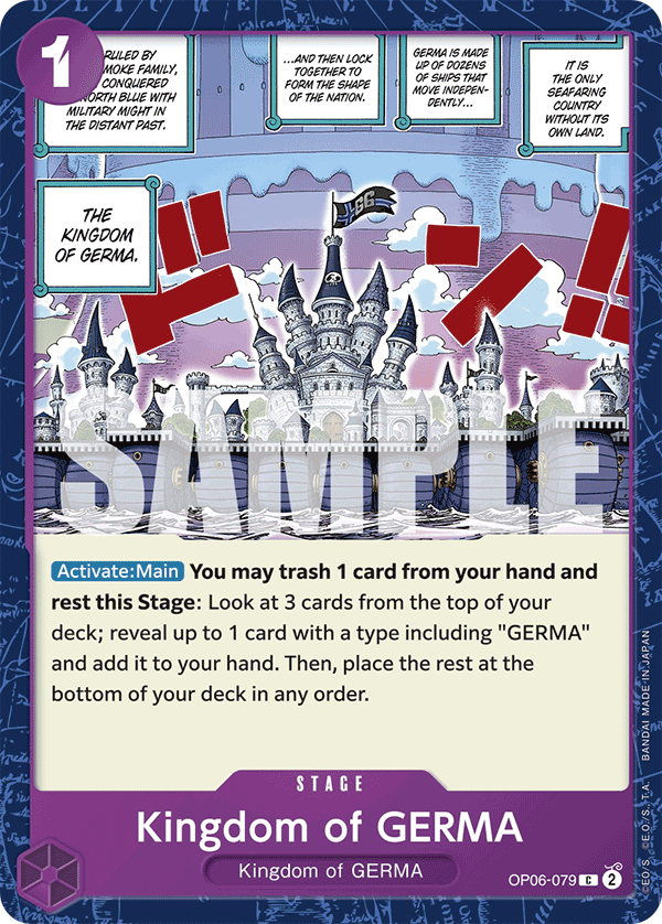 Kingdom of GERMA OP06-079 (Reprint)