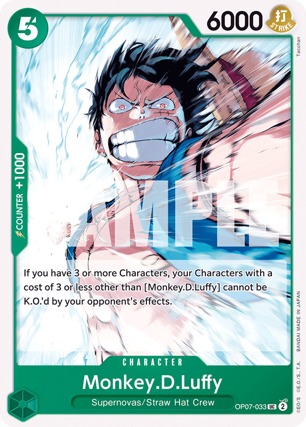 Monkey.D.Luffy OP07-033