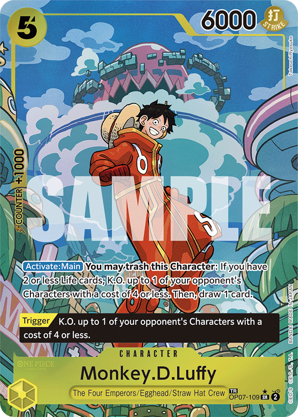Monkey.D.Luffy OP07-109 (SP)
