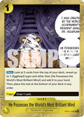 He Possesses the World's Most Brilliant Mind OP07-114 (Parallel)
