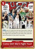 Come On!! We'll Fight You!! OP09-020 (Reprint)