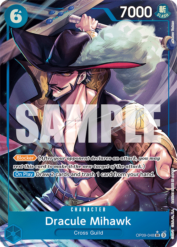 Dracule Mihawk OP09-048 (Parallel)