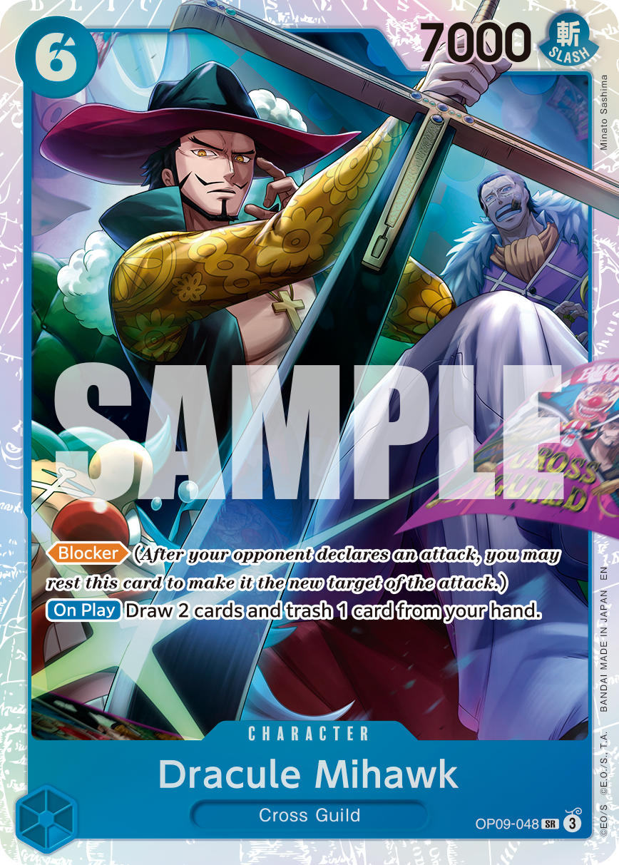 Dracule Mihawk OP09-048 (Reprint)