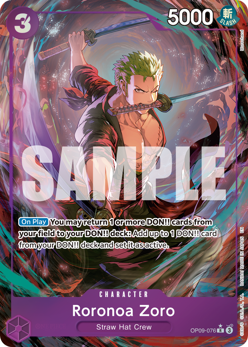 Roronoa Zoro OP09-076 (Parallel)