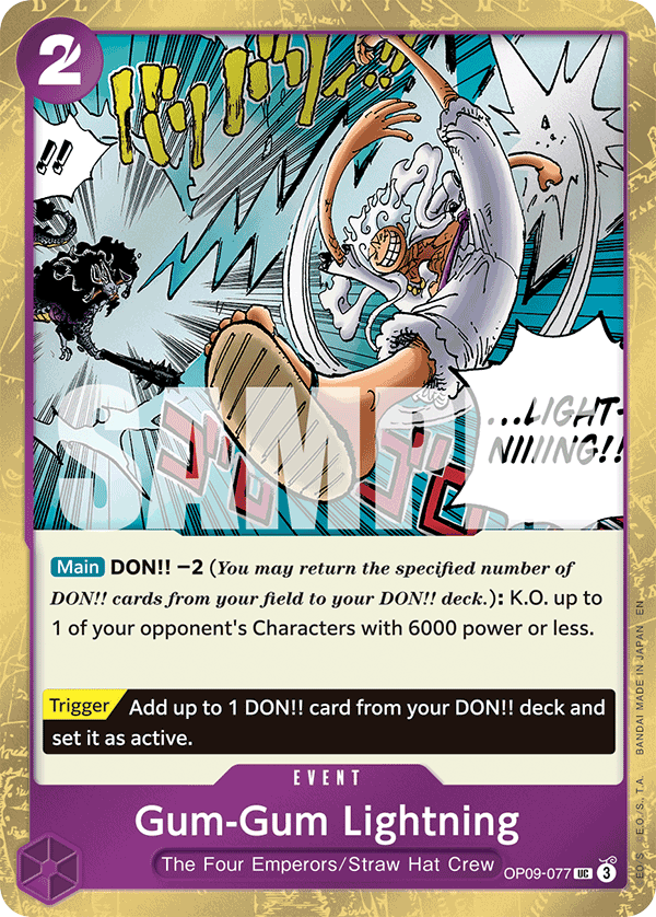 Gum-Gum Lightning OP09-077 (Parallel)