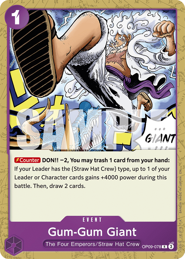 Gum-Gum Giant OP09-078 (Manga)