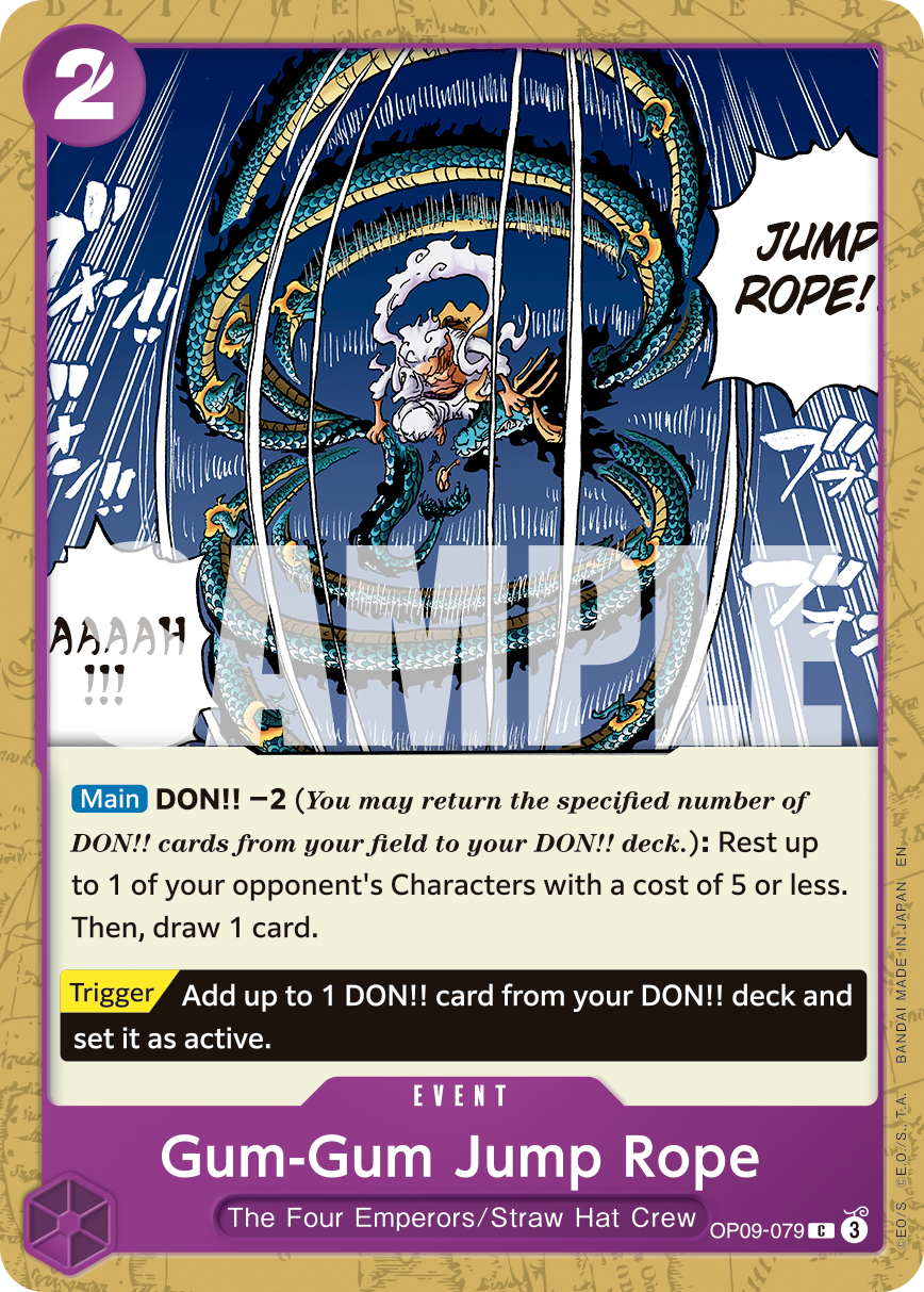 Gum-Gum Jump Rope OP09-079 (Reprint)