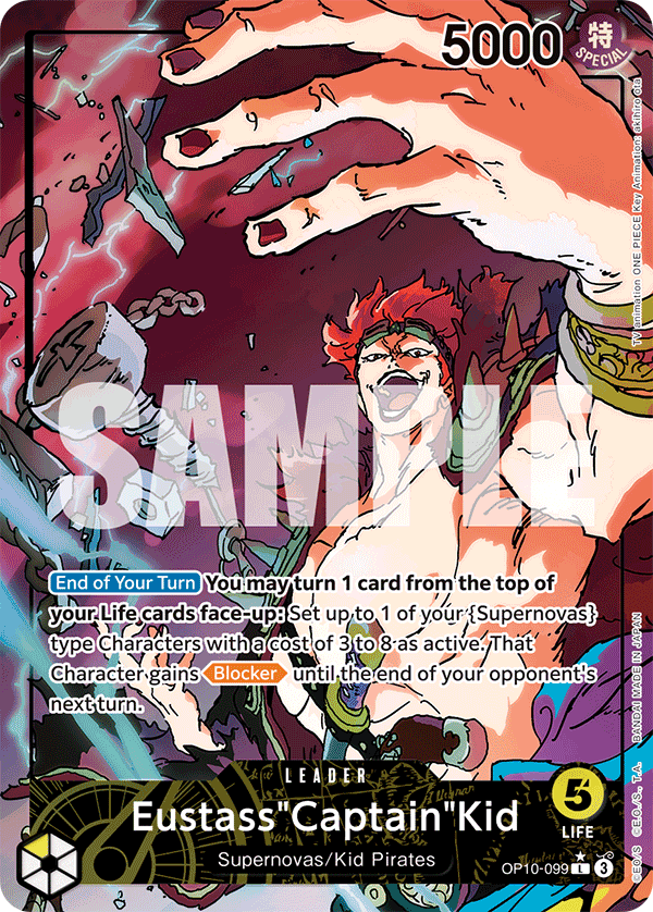 Eustass"Captain"Kid OP10-099 (Parallel)