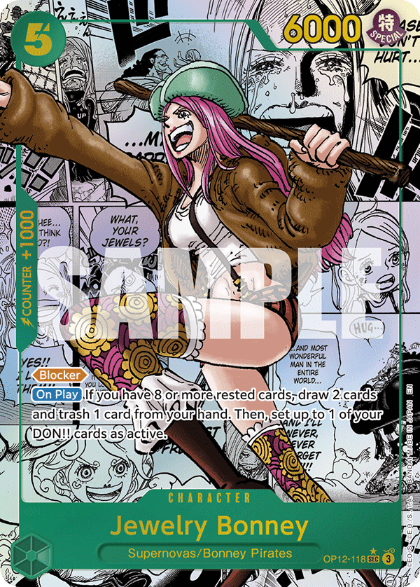 Jewelry Bonney OP12-118 (Manga)