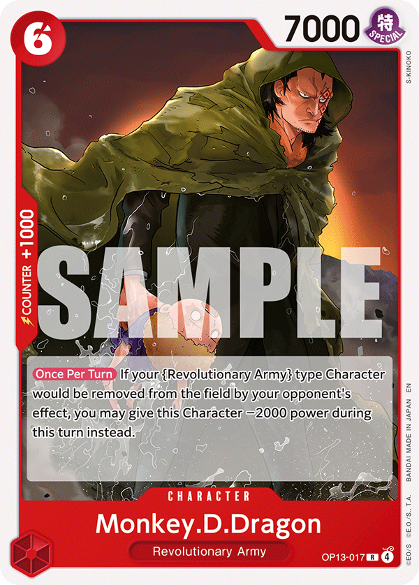 Monkey.D.Dragon OP13-017 (Reprint)