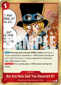But Ace Here Said You Deserved It!! OP13-019