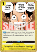 The One Who Is the Most Free Is the Pirate King!!! OP13-116 (Reprint)