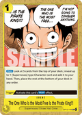 The One Who Is the Most Free Is the Pirate King!!! OP13-116